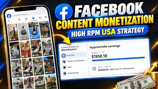 Details Facebook Content Monetization Using AI | My High RPM USA Content Strategy (2026) Update