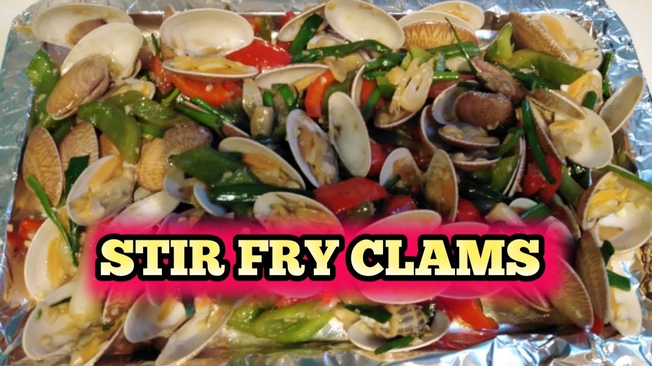 how to cook Stir fry Clams in oyster sauce Clams! cooking 