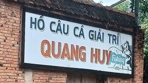 HỒ CÂU CÁ GIẢI TRÍ QUANG HUY tại BÌNH DƯƠNG