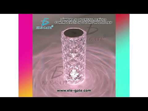 🎬 Video relacionado con lámparas de cristal de colores