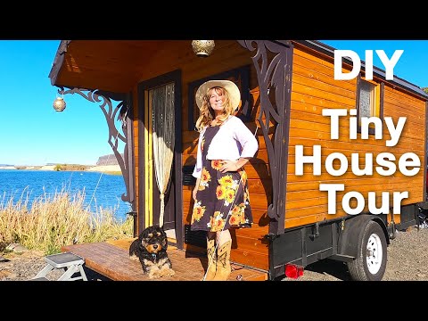 Misty - Tiny House Tour | DIY Vardo Build | Solo Travel