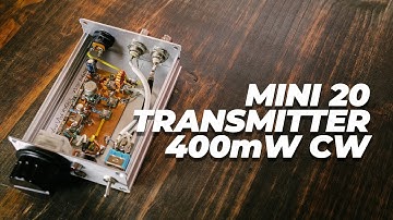 Mini 20 - 400mW CW Portable QRP Transmitter With VXO