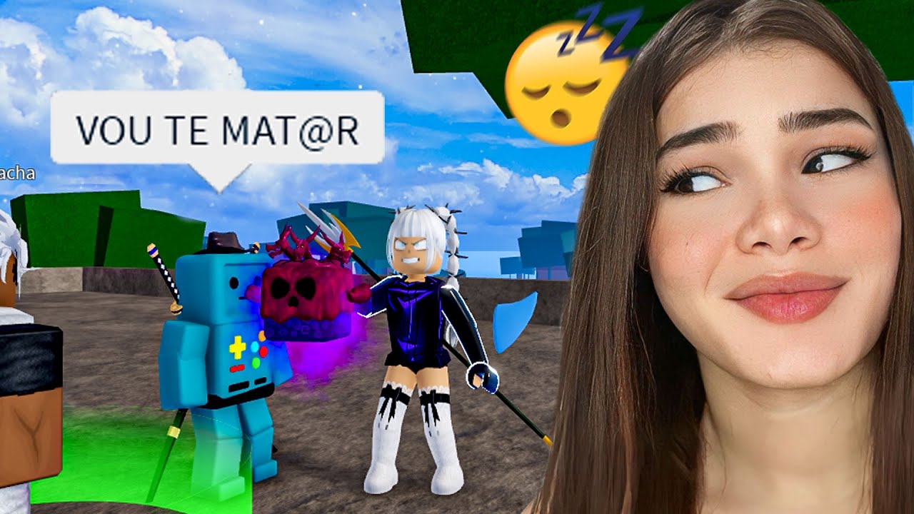 FINGI ESTAR AFK COM FRUTA MÍTICA NA MÃO NO SEA 1 - Blox Fruits 😂 (Ep.78)
