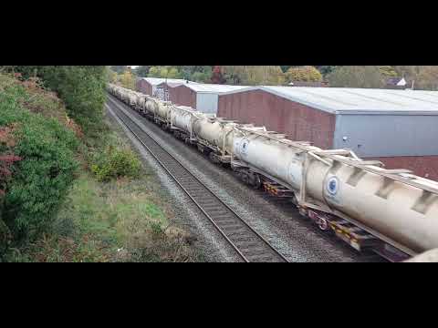 Diesel Locomotive Class 66 Passing Under Cape Road Bridge No 152 In Warwick