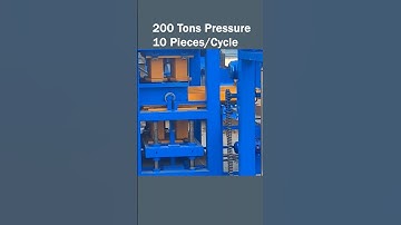 200 Tons Pressure Interlocking CSEB Brick Machine