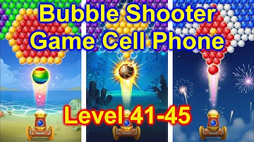 Bubble Shooter Raccoon Game Level 41-45 For Cell Phone