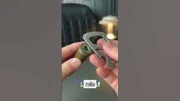 Ling Dong Titanium Alloy Keychain Portable EDC #edc #multitool #edctools  #edcgear #outdoors