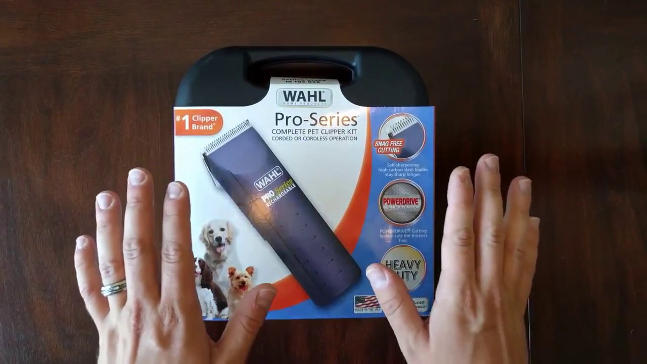 wahl pro series rechargeable clipper manual