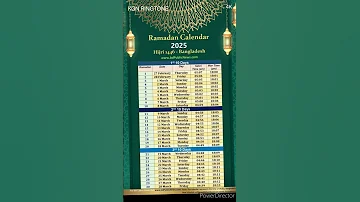 Ramadan Calendar 2025 Ramzan Calendar 2025 Sehri Iftar Time Table 2025 Ramzan Ramzan2025 