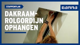 Dakraamrolgordijn Ophangen In 5 Stappen Gamma België