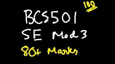 SE/SEPM MODULE 3 BCS501 Software Engineering and Project Management | 22 Scheme VTU 5th SEM CSE
