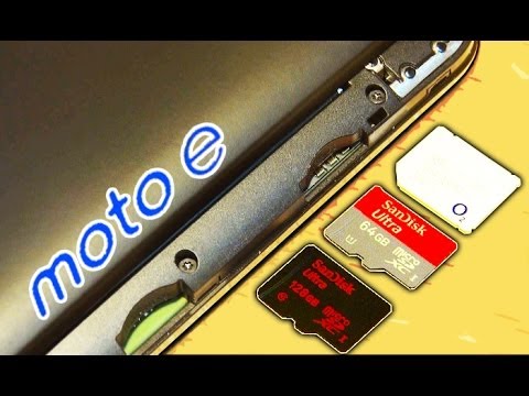 Moto E Micro Sim / SD Card 128GB?