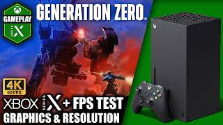 Generation Zero - Xbox Series X Gameplay + FPS Test