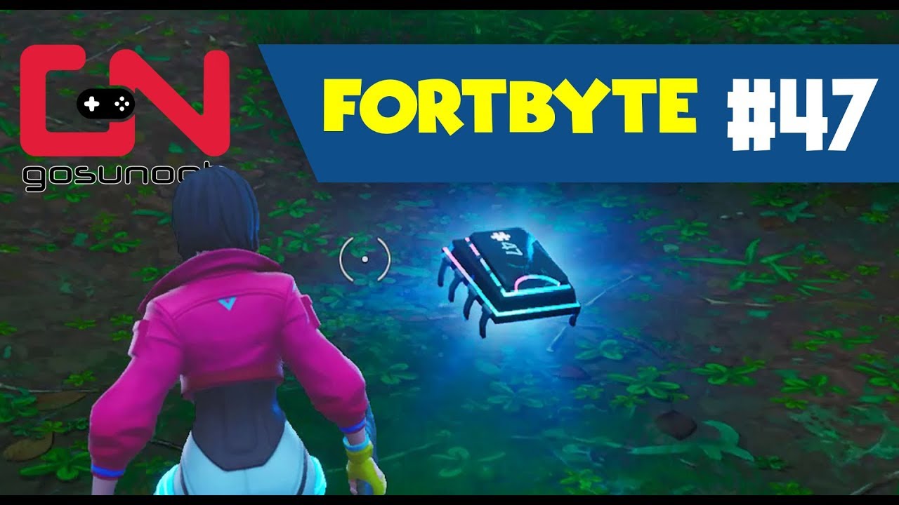 fortnite fortbyte 47 location found between a reboot van pirate camp and a - fortnite fortnite locations 47