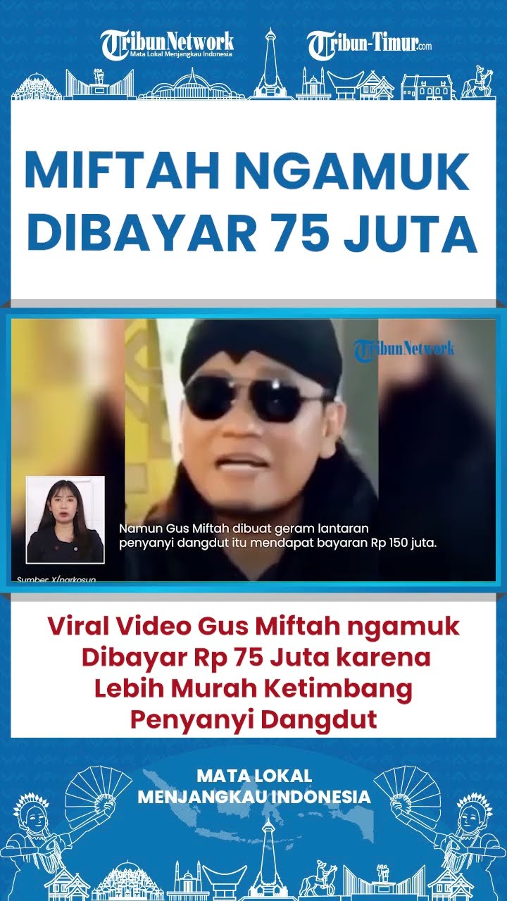 SHORT Video Gus Miftah Ngamuk Dibayar 75 Juta Karena Lebih Murah dari Penyanyi Dangdut!