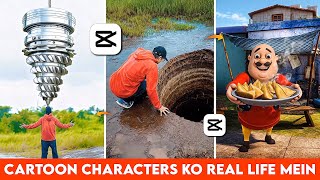 Cartoon Characters Ko Real Life Mein Milne Ka VFX Capcut Tutorial ( Doraemon, Oggy, Motu Patlu ) screenshot 3