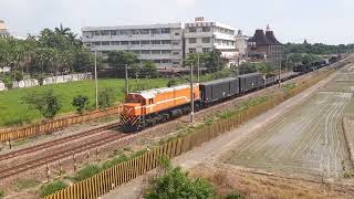 大R催油門怒吼!回送PP車箱!7202次,貨物列車,民雄南通過。