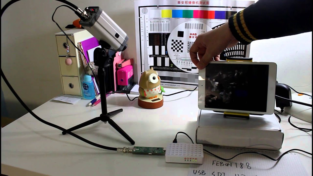 Wireless WI-FI  SDI VIDEO SERVER  (UVC SDI grabber card + UVC WIFI AP ROUTER)  dispaly on iPad