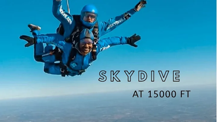 My Sky Dive  15000ft Salisbury (UK)