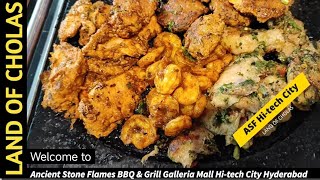 Ancient Stone Flames BBQ &amp; Grill Hi-tech City Madhapur Hyderabad ‎⁨@LandofCholas⁩
