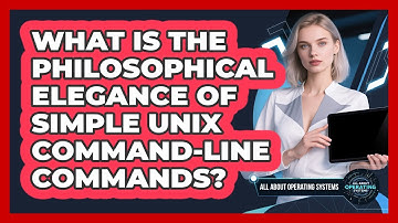 What Is The Philosophical Elegance Of Simple Unix Command-line Commands?