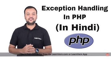 Exception Handling in PHP | Video Tutorial in Hindi | LearnVern