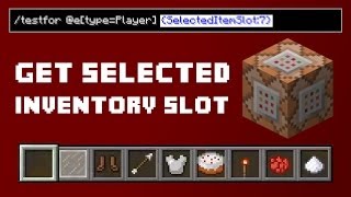 Get Selected Inventory Slot Minecraft 1 8 Youtube