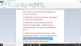 Cum să afli parola unui router de internet . screenshot 5