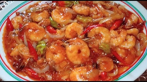 UDANG ASAM MANIS PEDAS SIMPLE ala Resto. enak banget cara buatnya juga gampang