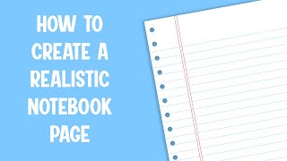 How to Create a Notebook Page in Adobe Illustrator screenshot 5
