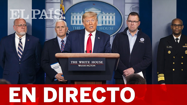 DIRECTO #CORONAVIRUS | Comparecencia de TRUMP y su equipo de gestión