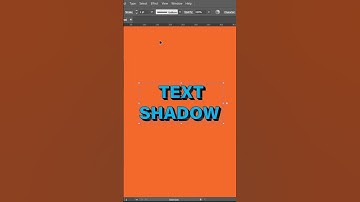 Adobe Illustrator Tips: How to Create a Text Shadow Effect #illustrator #illustratortips #designtips