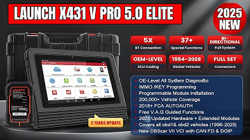 LANCERING X431 V Pro 5.0 Elite Eerlijke review ||