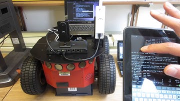 WiFi controlled P3AT mobile robot (Part 1 of 3): iPhone/galaxy tab/laptop