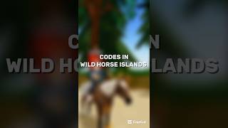 All of the WORKING CODES in WILD HORSE ISLANDS! | #whi #wildhorseislands