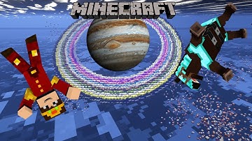 Minecraft | StarMiner Mod (New Dimension, Create Planets With Gravity, And More)