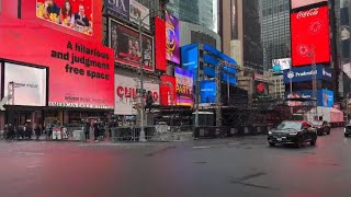 Live NYC Walk: Morning After - New Year&#39;s Day - January 1, 2024