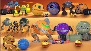 Cinema 4D Rigid Body & Procedural Simulation Live | Satisfying Robotic Character Loops
