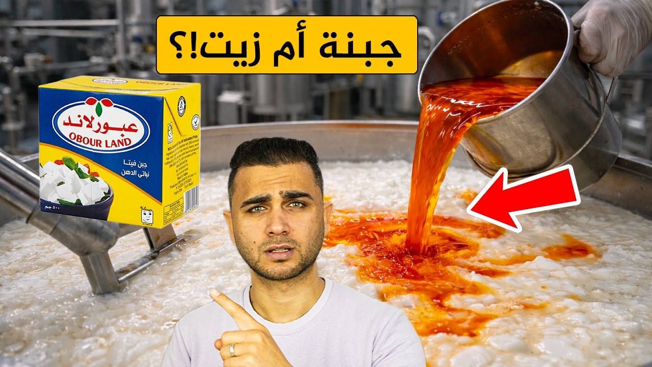 الجبنة التي نأكلها ليست جبنة😱