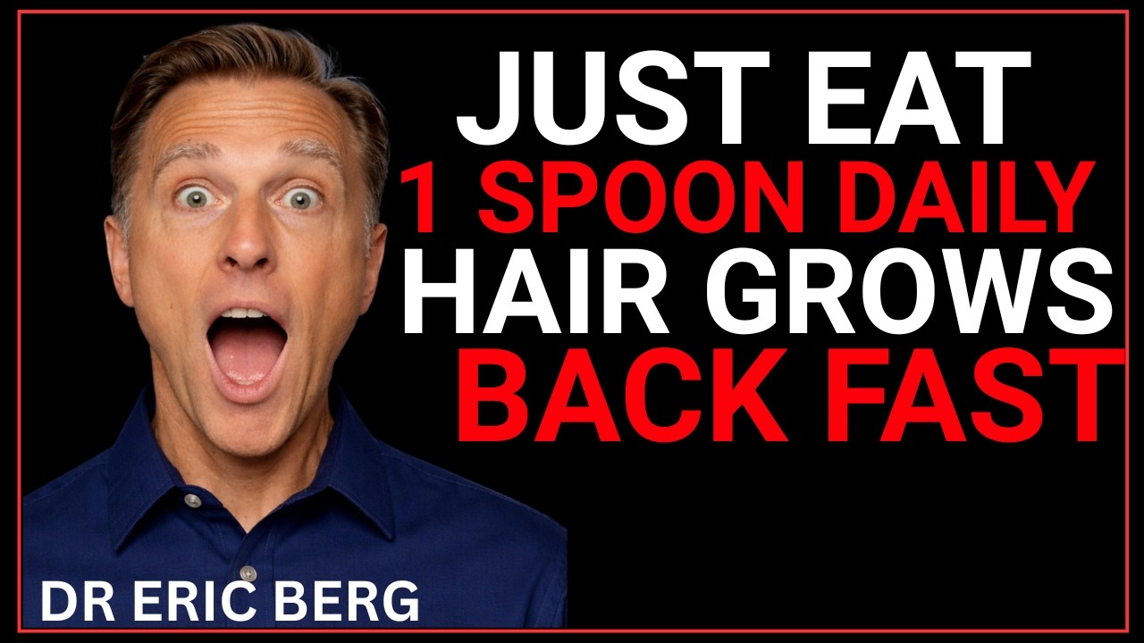 Women Over 50: 1 Spoon Before Sleep to Support Natural Hair Regrowth | Dr. Eric Berg DC