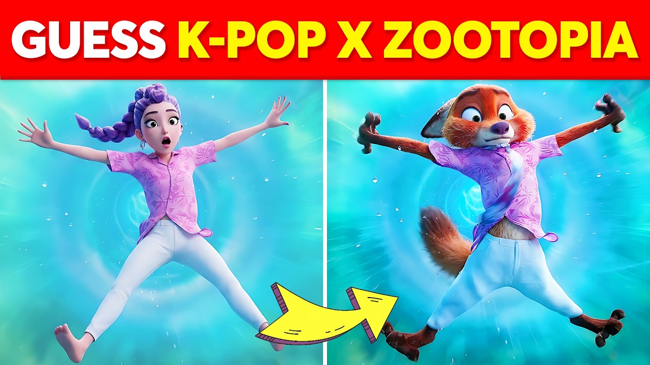 Guess KPop Demon Hunters x Zootopia 2 SWAP Quiz | Nobody Is Real Here