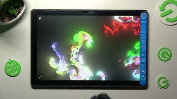 ALCATEL 3T 10 4G - How to Turn On Magic Fluids Wallpaper / Interactive Home & Lock Screen by Dynamic