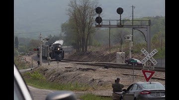 NS 956 N&W 611 Webster VA 05.08.2016
