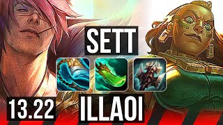 SETT vs ILLAOI (TOP) | 6 solo kills | BR Master | 13.22