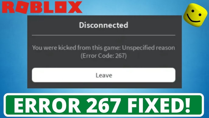 Cómo solucionar código error 267 de Roblox en Windows - islaBit