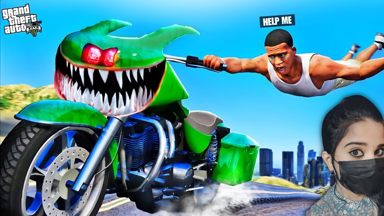 Franklin Bike Is A Cursed Killer Bike - GTA5 #61