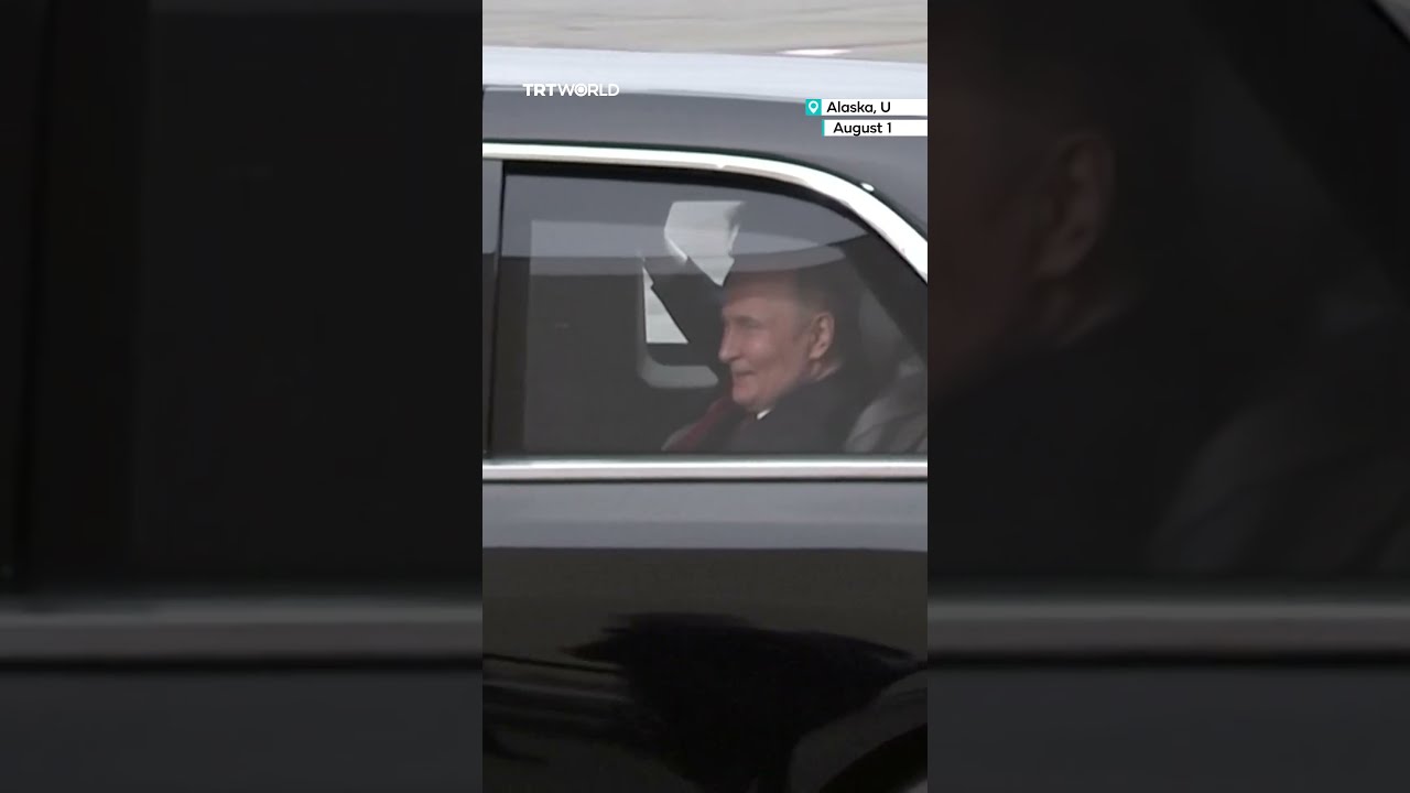 Putin And Trump Share A Laugh En Route To Meeting