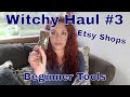 Witchy Haul #3- Altar Tools, Herbs, Jewelry from Etsy & Amazon for Beginner Witches or Not!