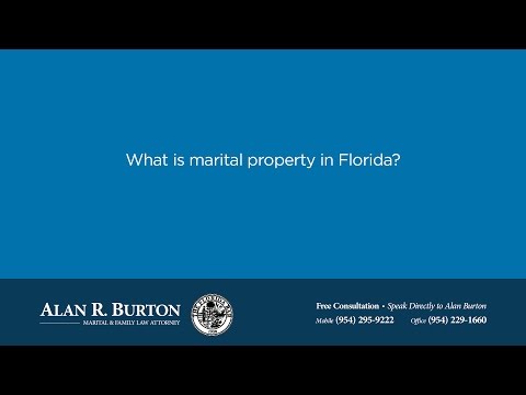 What is marital property in Florida?