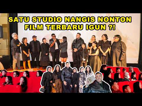 THE WHOLE STUDIO IN TEARS WATCHING IGUN'S LATEST FILM?!